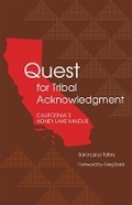 Cover: Quest for Tribal Acknowledgment - University of Oklahoma Press