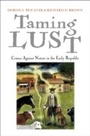 Cover: Taming Lust - University of Pennsylvania Press