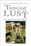 Cover: Taming Lust - University of Pennsylvania Press