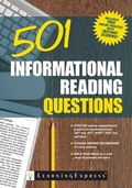 Cover: 501 Informational Reading Questions - Learning Express Llc