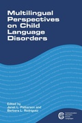 Cover: Multilingual Perspectives on Child Language Disorders - Multilingual Matters