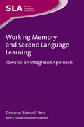 Cover: Working Memory and Second Language Learning - Multilingual Matters