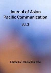 Abbildung von: Journal of Asian Pacific Communication - Multilingual Matters