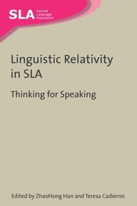 Abbildung von: Linguistic Relativity in SLA - Multilingual Matters