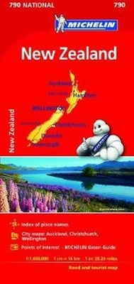Abbildung von: Michelin New Zealand Map # 790 - Michelin Travel Publications