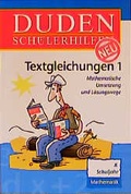 Cover: Textgleichungen 1 - Duden
