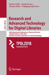 Abbildung von: Research and Advanced Technology for Digital Libraries - Springer
