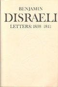 Cover: Benjamin Disraeli Letters - University of Toronto Press