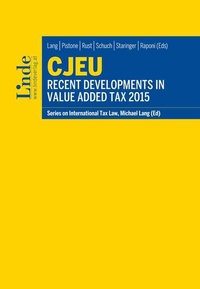 Abbildung von: CJEU - Recent Developments in Value Added Tax 2015 - Linde