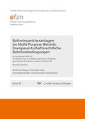 Cover: Batteriespeicheranlagen im Multi-Purpose-Betrieb: Energiewirtschaftsrechtliche Rahmenbedingungen - Cuvillier Verlag