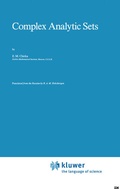 Cover: Complex Analytic Sets - Springer