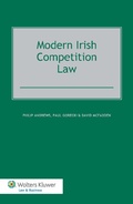 Cover: Modern Irish Competition Law - Kluwer Law International