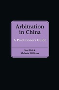 Cover: Arbitration in China - Kluwer Law International