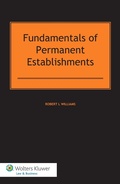Cover: Fundamentals of Permanent Establishments - Kluwer Law International