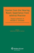 Cover: Stories from the Hearing Room - Kluwer Law International