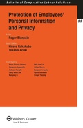 Cover: Protection of Employees' Personal Information and Privacy - Kluwer Law International