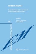 Cover: Britain Alone! - Kluwer Law International