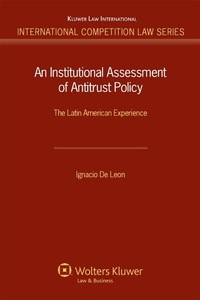 Abbildung von: An Institutional Assessment of Antitrust Policy - Kluwer Law International