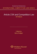 Cover: Article 234 and Competition Law - Kluwer Law International