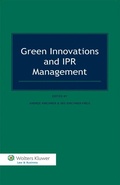 Cover: Green Innovations and IPR Management - Kluwer Law International