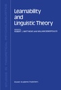 Cover: Learnability and Linguistic Theory - Kluwer Academic Publishers