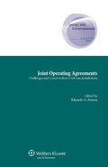 Cover: Joint Operating Agreements - Kluwer Law International
