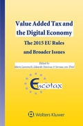 Cover: Value Added Tax and the Digital Economy - Kluwer Law International