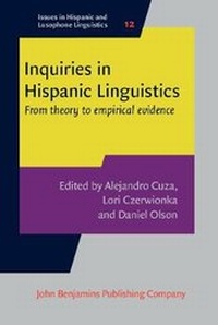 Enlarge image Cover: Inquiries in Hispanic Linguistics - John Benjamins Publishing Co