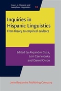 Cover: Inquiries in Hispanic Linguistics - John Benjamins Publishing Company