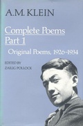 Cover: A.M. Klein: Complete Poems - University of Toronto Press