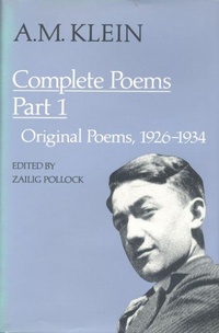 Enlarge image Cover: A.M. Klein: Complete Poems - University of Toronto Press