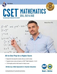 Enlarge image Cover: CSET Mathematics Book + Online - Research & Education Association