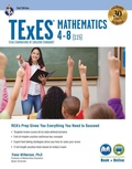 Cover: TExES Mathematics 4-8 (115) Study Guide 2025-2026 - Research & Education Association