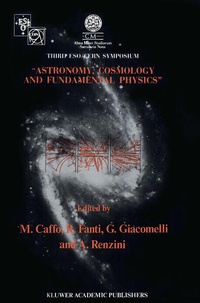 Enlarge image Cover: Astronomy, Cosmology and Fundamental Physics - Springer