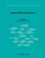 Cover: Sediment/Water Interactions - Springer