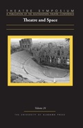 Cover: Theatre Symposium, Volume 24 - The University of Alabama Press