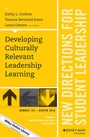 Cover: Developing Culturally Relevant Leadership Learning - Jossey-Bass