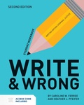 Cover: Write & Wrong - Jones and Bartlett Publishers, Inc