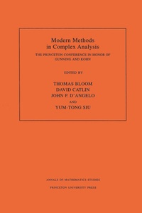 Enlarge image Cover: Modern Methods in Complex Analysis - Princeton University Press