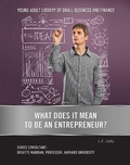 Cover: What Does It Mean to Be an Entrepreneur? - Simon + Schuster Inc.
