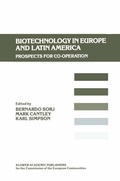 Cover: Biotechnology in Europe and Latin America - Springer