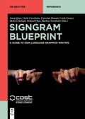 Cover: SignGram Blueprint - De Gruyter Mouton