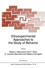 Cover: Ethoexperimental Approaches to the Study of Behavior - Springer