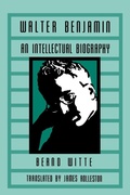 Cover: Walter Benjamin - Wayne State University Press