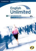 Cover: English Unlimited for Spanish Speakers Intermediate Self-study Pack (Workbook with DVD-ROM and Audio CD) - Cambridge University Press