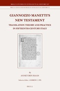 Cover: Giannozzo Manetti's New Testament - Brill