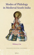 Cover: Modes of Philology in Medieval South India - Brill