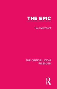 Enlarge image Cover: The Epic - Routledge