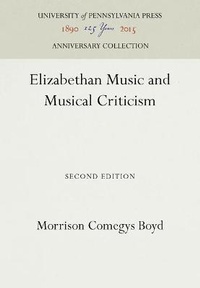 Abbildung von: Elizabeth Music Pb - University of Pennsylvania Press