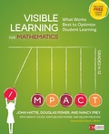Cover: Visible Learning for Mathematics, Grades K-12 - Corwin Press Inc